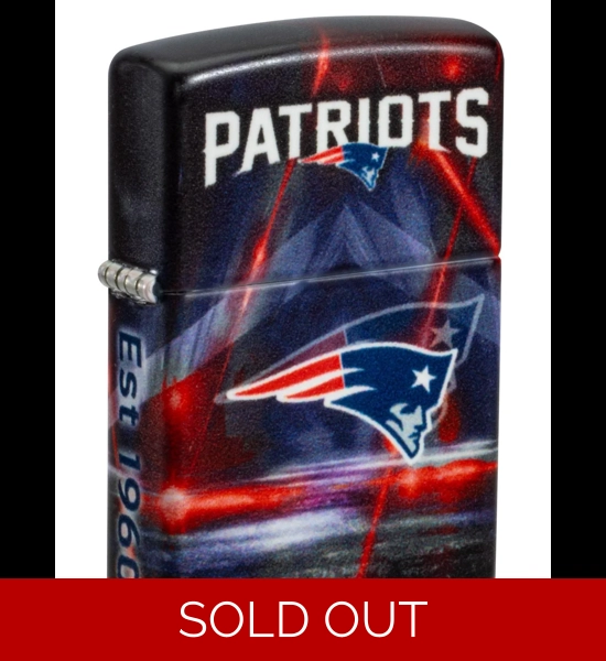 NFL New England Patriots Colored Zippo Lighter
